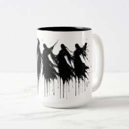 Six Dripping Shades – Haunted Ink Mug ツートーンマグカップ