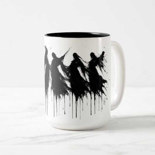 Six Dripping Shades – Haunted Ink Mug ツートーンマグカップ (正面右)