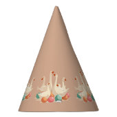 Six Geese A-Laying Cut-Out Stencil-Style パーティーハット (右)