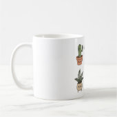  Six Happy Plants Coffee Mug | Stress Relief Green コーヒーマグカップ (左)