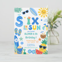 Six in the Sun 6歳の誕生日パーティー