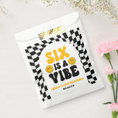 Six Is A Vibe Retro Sixth 6th Birthday Party フェイバーバッグ (封をした状態)