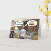 Six pack tee! カード (黄色い花)