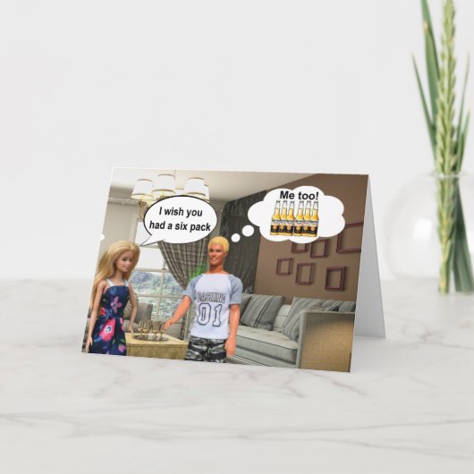 Six pack tee! カード (正面)