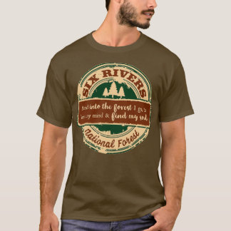 Six Rivers National Forest And into the forest I g Tシャツ