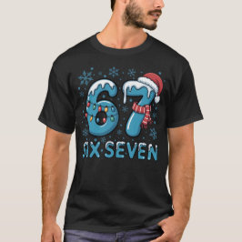 Six Seven クリスマス アイス ナンバー | フェスティブ フローズン Tシャツ