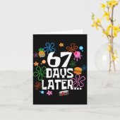 Six Seven ミーム 学校生活67日目 面白い先生 カード (黄色い花)