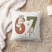 Six Seven 67 6 7 サンタ エルフ クリスマス ミーム クッション (ブランケット)