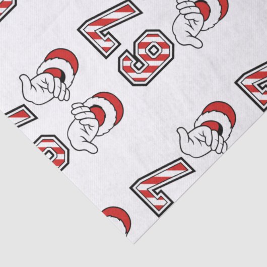 Six Seven 67 6 7 Christmas Meme Holiday 薄葉紙 (詳細)