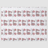 Six Seven 67 6 7 Christmas Meme Holiday 薄葉紙 (正面)