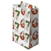 Six Seven 67 6 7 Christmas Santa Elf Meme  スモールペーパーバッグ (正面アングル)