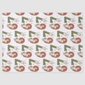 Six Seven 67 6 7 Christmas Santa Elf Meme 薄葉紙 (正面)