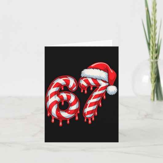 Six Seven 67 6 7 Kids 67 Boys Youth 6-7 Meme Candy カード (正面)