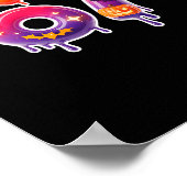 Six Seven 67 6 7 Meme Design Funny Ice Cream Drip  ポスター (角)