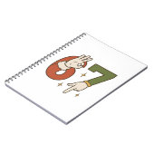  Six Seven 67 6 7 Santa Elf Christmas Meme ノートブック (左側)