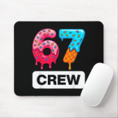Six Seven 67 Birthday Crew Ice Cream Cake Gen Alph マウスパッド (マウス)