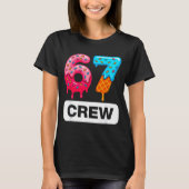 Six Seven 67 Birthday Crew Ice Cream Cake Gen Alph Tシャツ (正面)