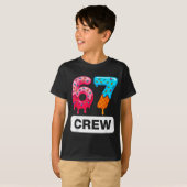 Six Seven 67 Birthday Crew Ice Cream Cake Gen Alph Tシャツ (正面フル)