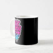Six Seven 67 Bysebyll アイスクリーム 滴る マソン メメ キッズ コーヒーマグカップ (正面左)