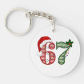 Six Seven 67 Christmas Holiday キーホルダー (正面)