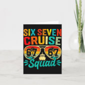 Six Seven 67 Cruise Squad 2025 Funny Kids Cruise M カード (正面)