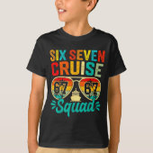 Six Seven 67 Cruise Squad 2025 Funny Kids Cruise M Tシャツ (正面)