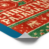 Six Seven 67 Meme 6 7 Holiday Christmas Pajamas Br ポスター (角)