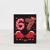 Six Seven 67 Meme 6 7 Valentines Day Heart Men Wom カード (正面)