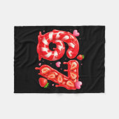 Six Seven 67 Meme 6 7 Valentines Day Heart Men Wom フリースブランケット (正面(横))