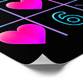 Six Seven 67 Meme 6 7 Valentines Day Heart Men Wom ポスター (角)