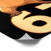 Six Seven 67 Meme Capybara Funny 67 Capybara For K ポスター (角)