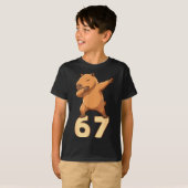 Six Seven 67 Meme Capybara Funny 67 Capybara For K Tシャツ (正面フル)