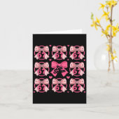 Six Seven 67 Meme Coquette Bow 6 7 Valentines Day カード (黄色い花)