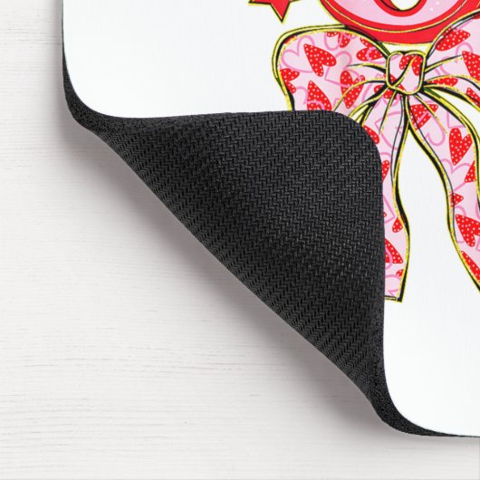 Six Seven 67 Meme Coquette Bow 6 7 Valentines Day  マウスパッド (コーナー)