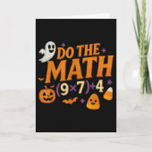 Six Seven 67 Meme Do The Math Halloween Alpha Gen  カード (正面)