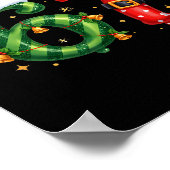 Six Seven 67 Meme Funny Christmas Santa Gen Alpha  ポスター (角)