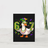 Six Seven 67 Meme Goose With Jester Hat & Bead カード (正面)