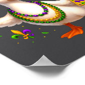 Six Seven 67 Meme Goose With Jester Hat &amp; Bead ポスター (角)