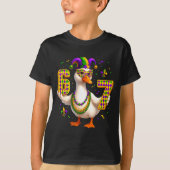 Six Seven 67 Meme Goose With Jester Hat &amp; Bead Tシャツ (正面)