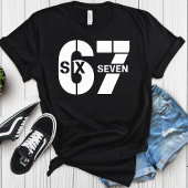 Six Seven 67 Meme - Retro Humor for 67 Fans Tシャツ