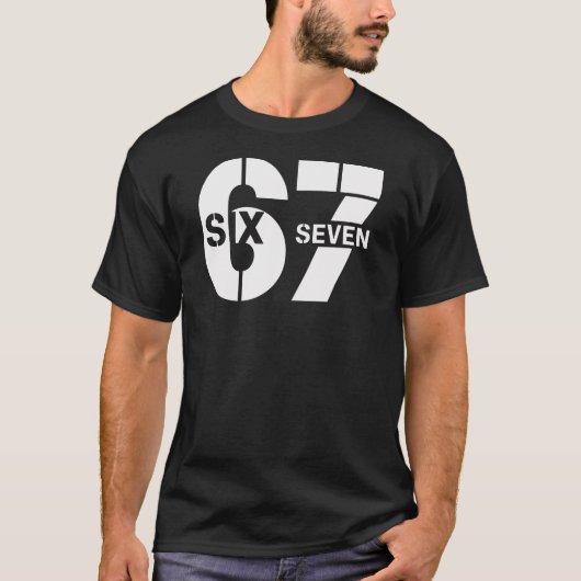 Six Seven 67 Meme - Retro Humor for 67 Fans Tシャツ (正面)