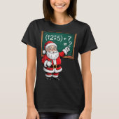 Six Seven 67 Meme Santa Math Teacher Christmas Men Tシャツ (正面)