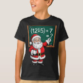 Six Seven 67 Meme Santa Math Teacher Christmas Men Tシャツ (正面)