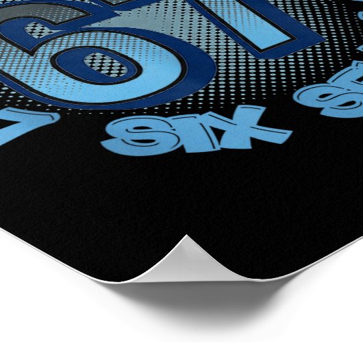 Six Seven 67 Meme Slang Trend Phrase Cool Youth Ki ポスター (角)