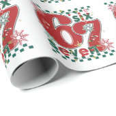 Six Seven 67 Meme Xmas Christmas Wrapping Paper ラッピングペーパー (ロールコーナー)