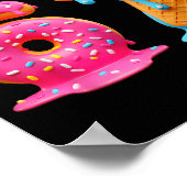 Six Seven 67 Number Meme Ice Cream Drip Gen Alpha  ポスター (角)