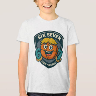 SIX SEVEN  6/7 – スキルを見せろ キッズTシャツ トライブレンドＴシャツ