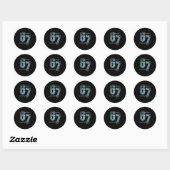 Six Seven、6 7 メーム ラウンドシール (シート)