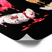 Six Seven 6 7 67 Funny Matching Valentines Day Cou ポスター (角)