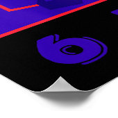 Six Seven 6 7 Basketball Meme Hoop Design Tank Top ポスター (角)